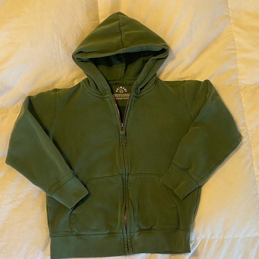 Primary Kids Fleece Zip Hoodie Good Play Condition